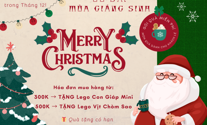 🎄🎅 GIÁNG SINH SẮP TỚI – QUÀ TẶNG LIỀN TAY! 🎁✨