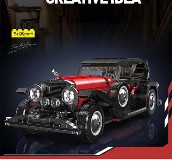 HỘP LOGO RÁP XE THỂ THAO DUESENBERG CỔ 1308 MIẾNG CREATIVE IDEA 