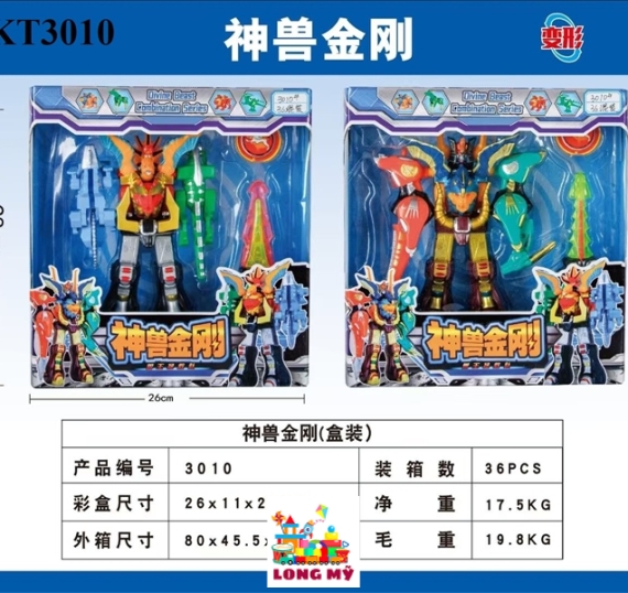 HỘP RÁP ROBO THÚ RỪNG XANH BIẾN HÌNH + K_ (ĐS 5)