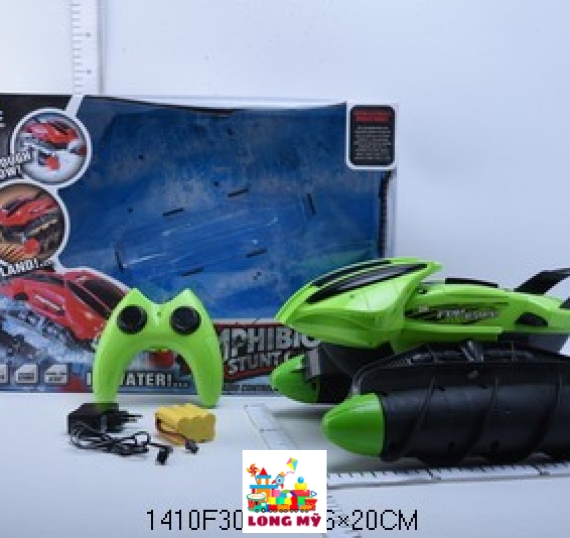 989-393 HỘP XE TĂNG ĐỊA HÌNH ĐK DƯỚI NƯỚC, CÓ SẠC AMPHIBIOUS STUNT CAR🌊🚙
