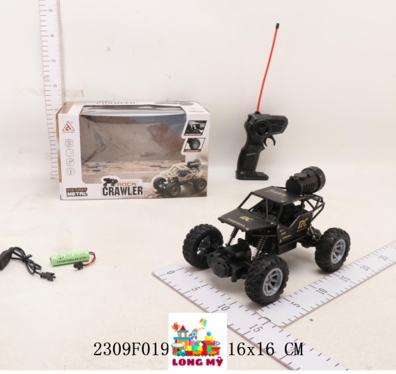 2092 HỘP XE JEEP ĐK 7 Đ.TÁC, PHUN KHÓI, CÓ SẠC, TAY CẦM CẦN GẠT TL 118 ROCK CRAWLER 🚙