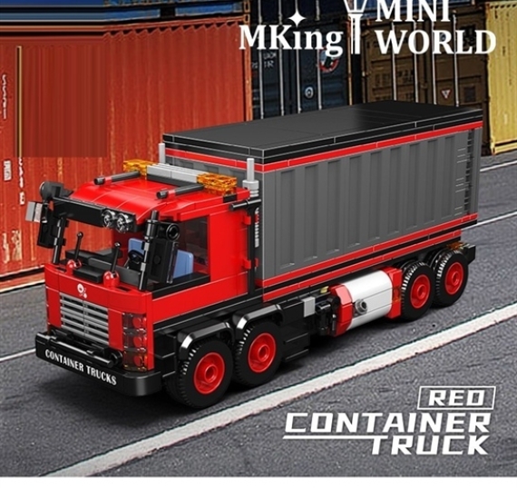 HỘP LOG RÁP XE CT CONTAINER 630 MIẾNG MKING WORLD 
