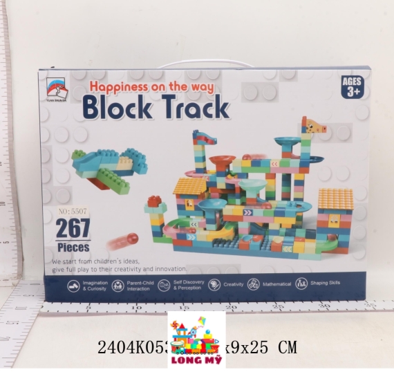 Bộ Lắp Ghép Block Track - 267 Chi Tiết 🎢