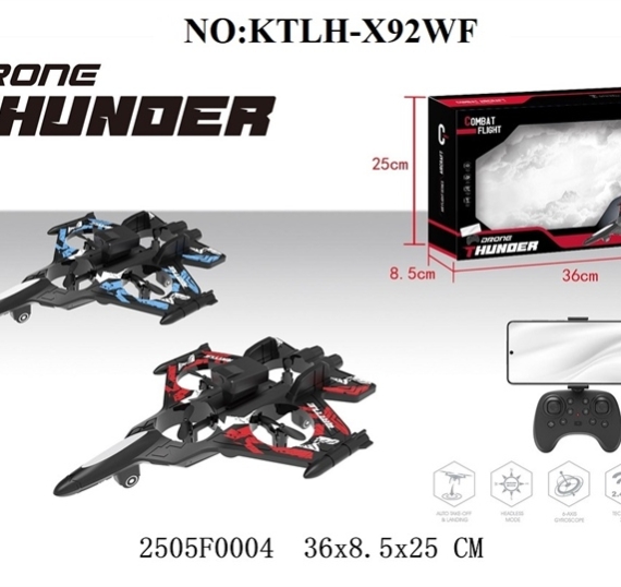 HỘP MÁY BAY DRONE ĐK TRÊN KHÔNG + CAMERA DRONE THUNDER