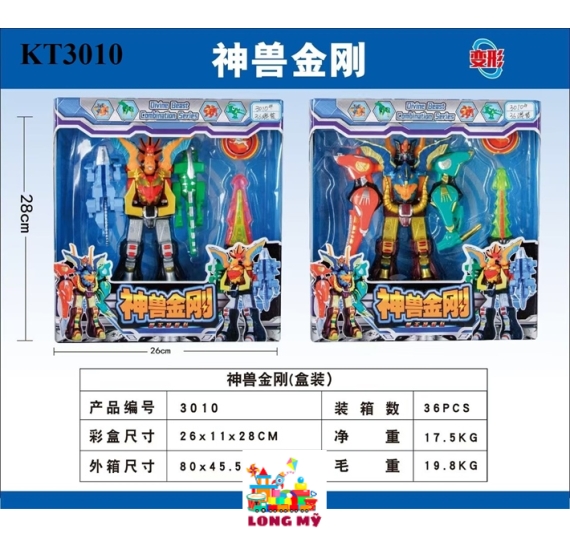 HỘP RÁP ROBO THÚ RỪNG XANH BIẾN HÌNH + K_ (ĐS 5)