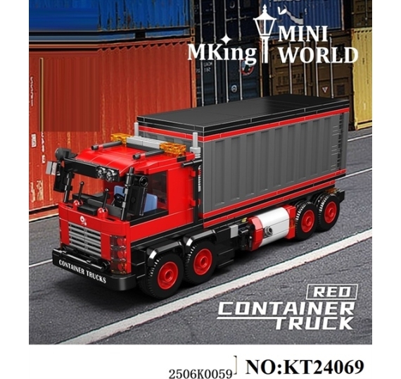 HỘP LOG RÁP XE CT CONTAINER 630 MIẾNG MKING WORLD 