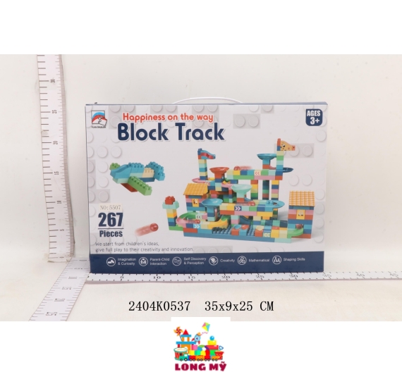 Bộ Lắp Ghép Block Track - 267 Chi Tiết 🎢