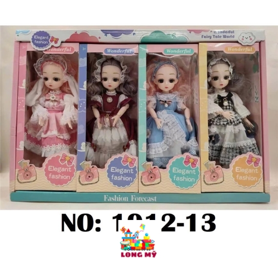 HỘP BABY KHỚP, MẮT THỦY TINH ĐỘI NÓN 4C ĐỦ MẪU (LỐC 4C TÍNH HỘP LẺ) FASHION FORECAST CHIBI 1912