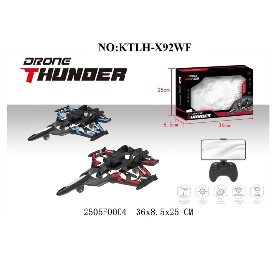 HỘP MÁY BAY DRONE ĐK TRÊN KHÔNG + CAMERA DRONE THUNDER
