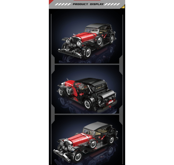 HỘP LOGO RÁP XE THỂ THAO DUESENBERG CỔ 1308 MIẾNG CREATIVE IDEA 